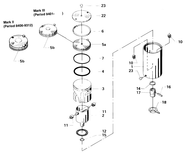 Alfa Laval LKLA Actuator Air/Air Diagram