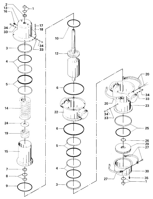 Alfa Laval SMP-EC Sanitary Mixproof Valve Diagram